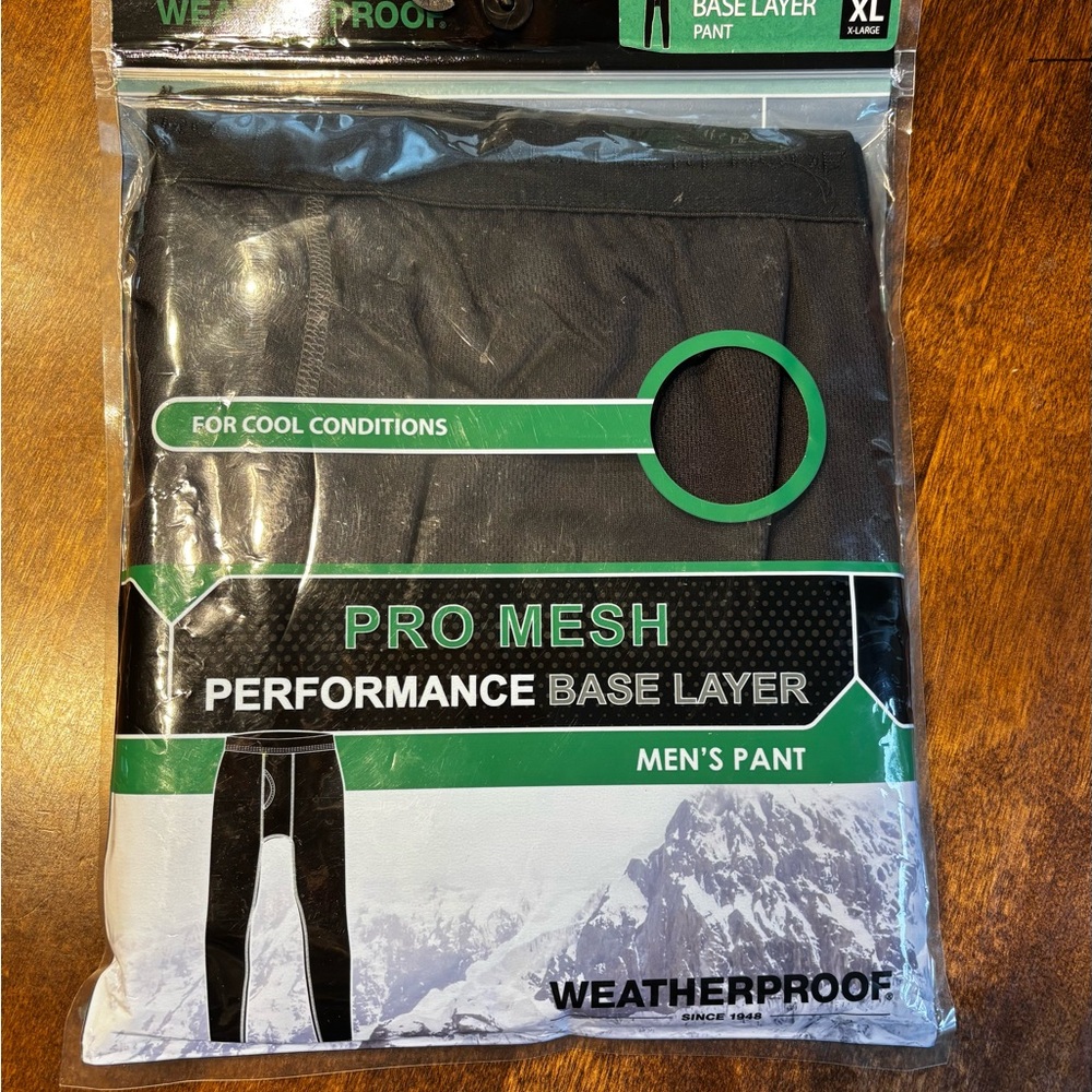 Weatherproof Pro Mesh Performance Base Layer in Black